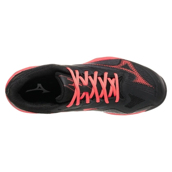 Mizuno Wave Exceed Light 2 AC Wide MEN Black Orange Pickleball Shoes