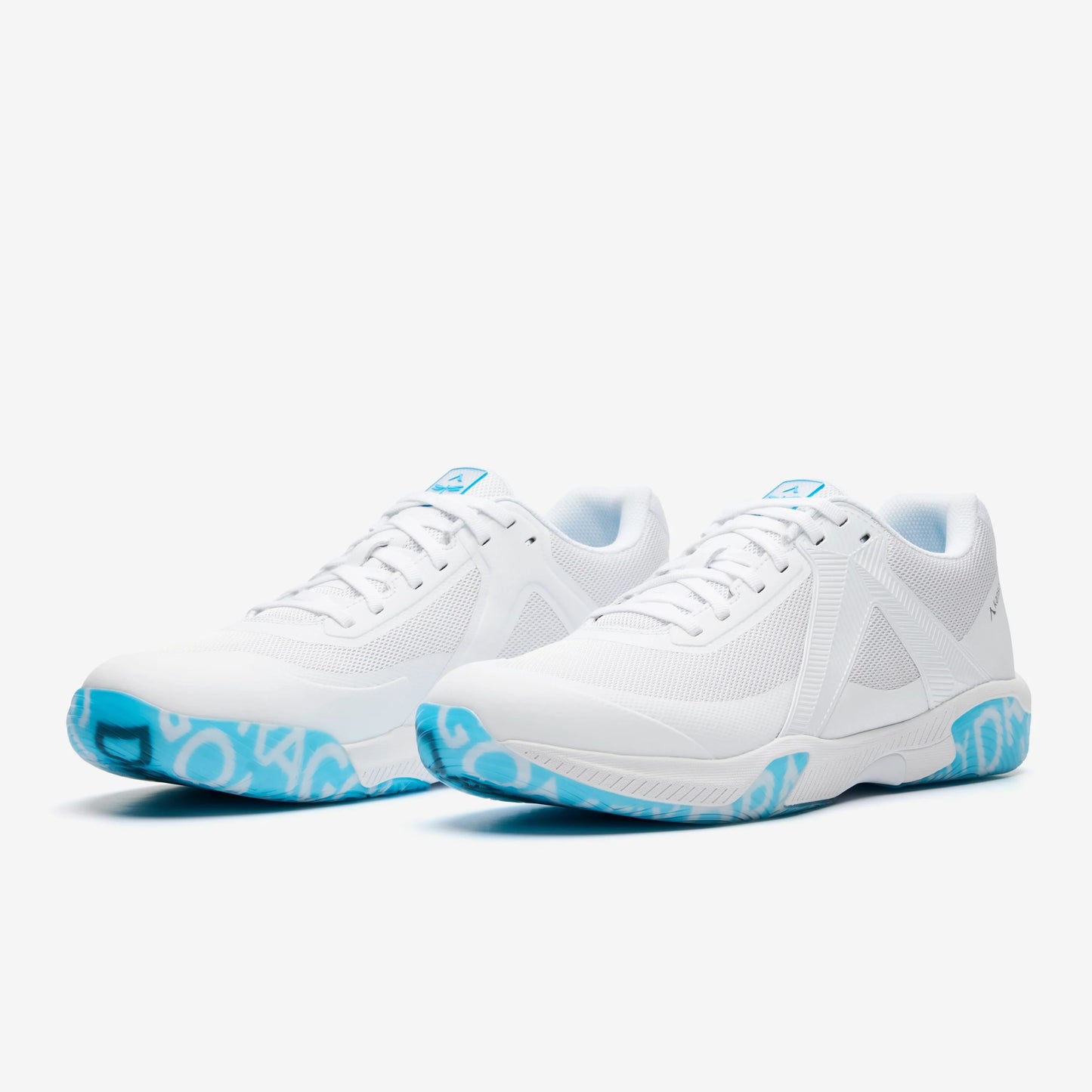Dragonfly 2 White / Ice Blue - Indoor Pickleball Shoe