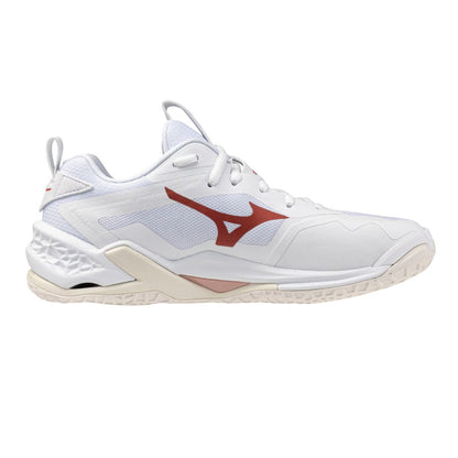Mizuno Wave Stealth Neo 2 Wide Womens White Rose