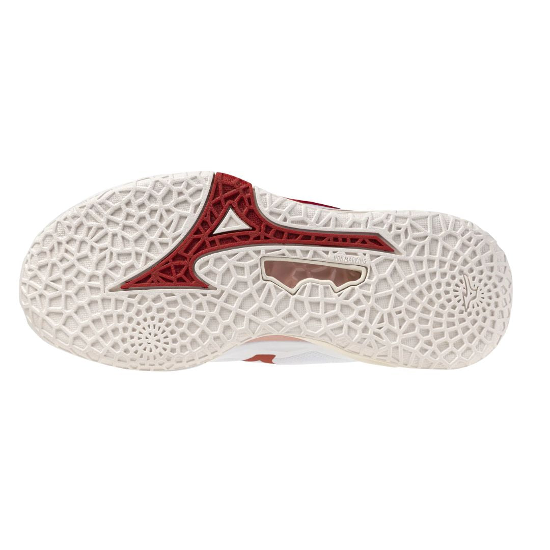 Mizuno Wave Stealth Neo 2 Wide Womens White Rose