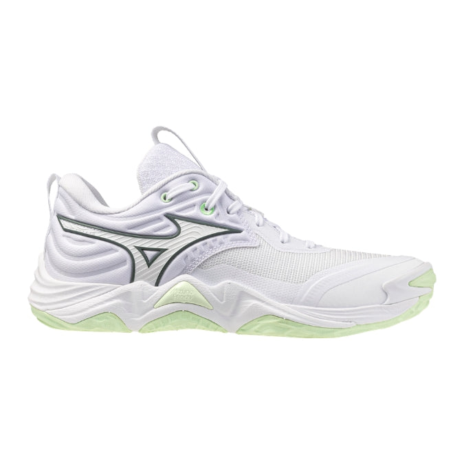 Mizuno Momentum Elite Women White Balsam Pickleball Shoe