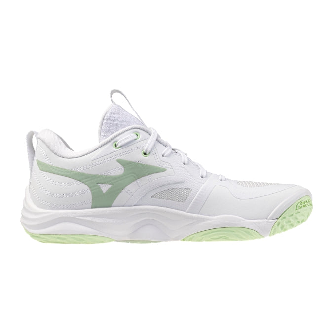 Mizuno Momentum Elite Women White Balsam Pickleball Shoe