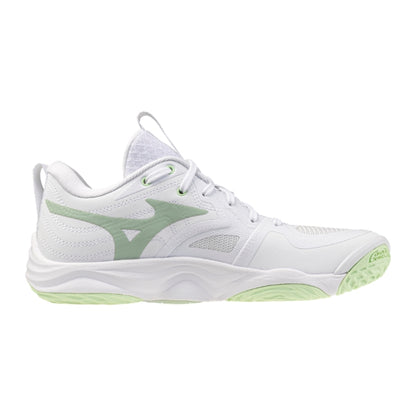 Mizuno Momentum Elite Women White Balsam Pickleball Shoe
