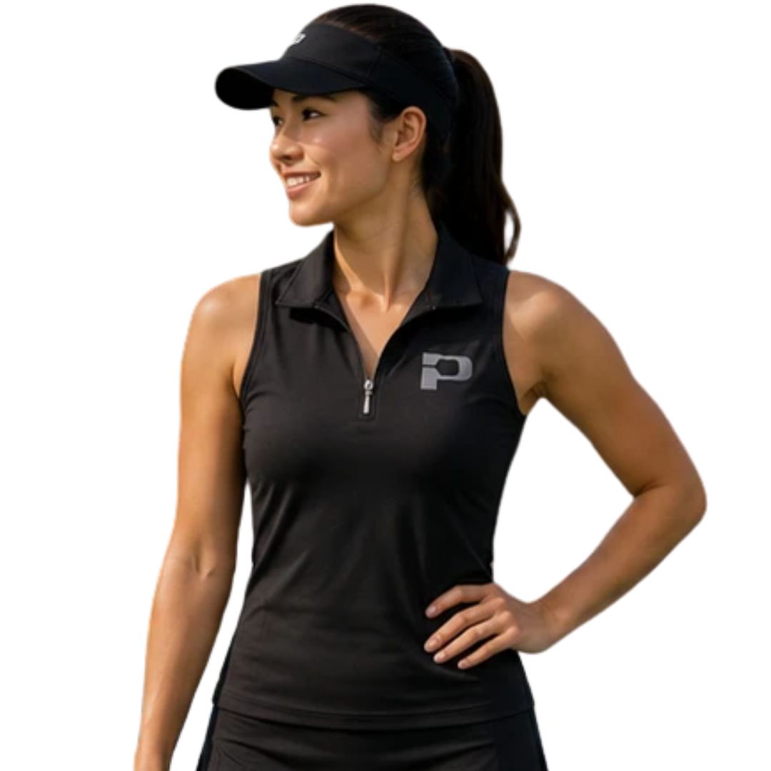 Pickleodian Sleeveless Polo