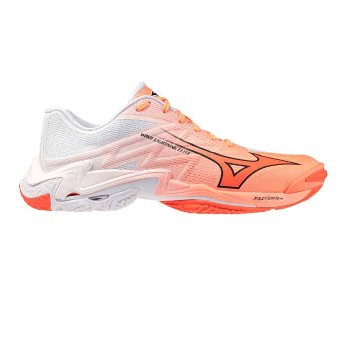 Mizuno Wave Lightning Elite Men white Flamingo Pickleball Shoe