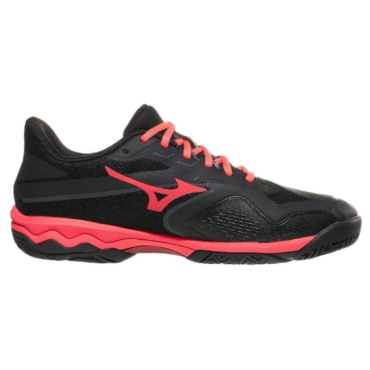 Mizuno Wave Exceed Light 2 AC Wide MEN Black Orange Pickleball Shoes