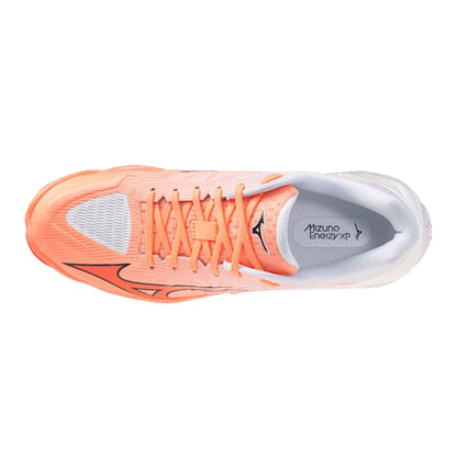 Mizuno Wave Lightning Elite Men white Flamingo Pickleball Shoe