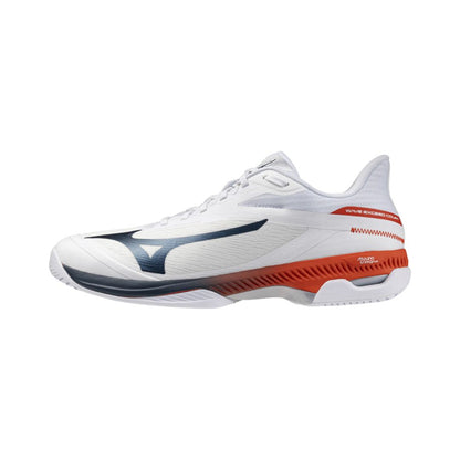 Mizuno Wave Exceed Court AC MEN White Orange Blue Pickleball Shoes