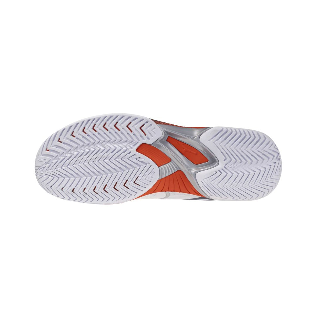 Mizuno Wave Exceed Court AC MEN White Orange Blue Pickleball Shoes