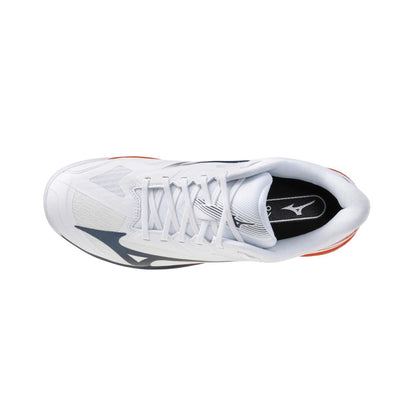 Mizuno Wave Exceed Court AC MEN White Orange Blue Pickleball Shoes