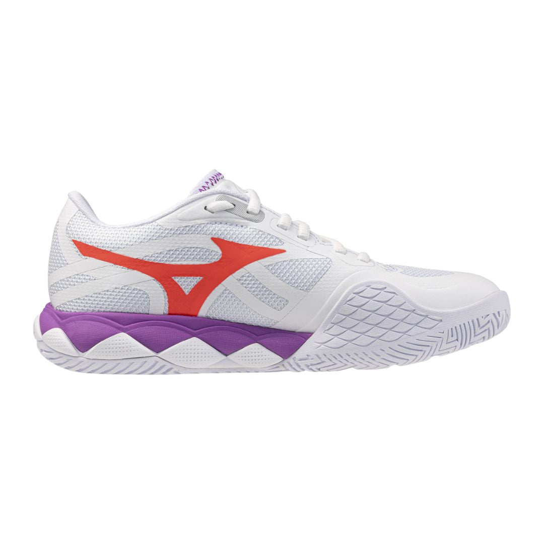 Mizuno Wave Enforce Tour 2 Women White Orange Purple