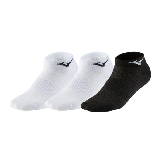 Mizuno Training Mid Socks Three Pack White Black