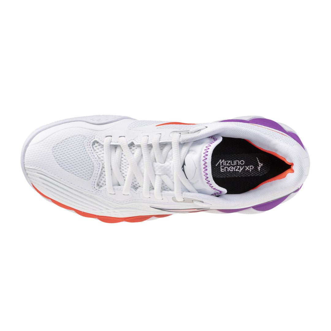 Mizuno Wave Enforce Tour 2 Women White Orange Purple