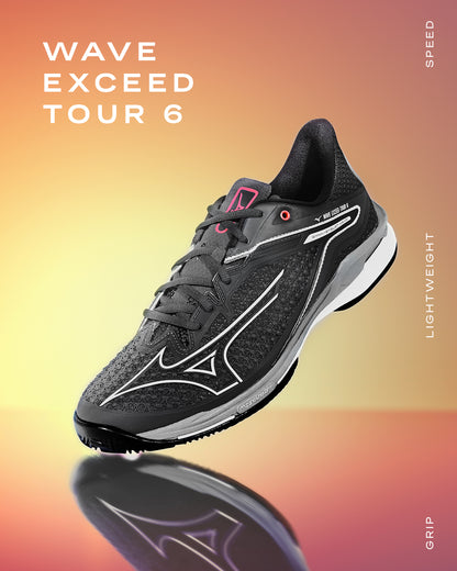 Mizuno Wave Exceed Tour 6 AC MEN Odyssey Grey Pickleball Shoe