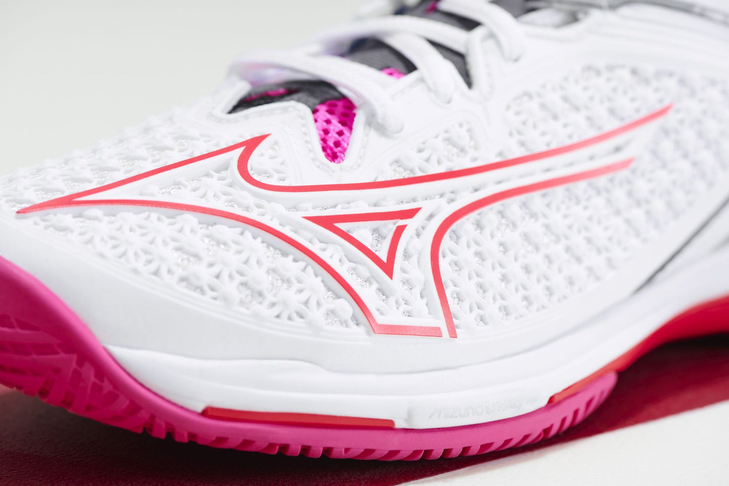 Mizuno Wave Exceed Tour 6 AC Women White Pink Pickleball Shoe