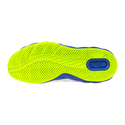 Mizuno Wave Enforce Court Men White Blue Yellow