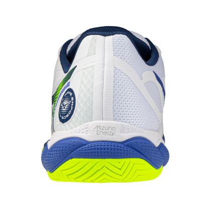 Mizuno Wave Enforce Court Men White Blue Yellow