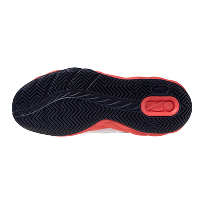 Mizuno Wave Enforce Court Men White Coral