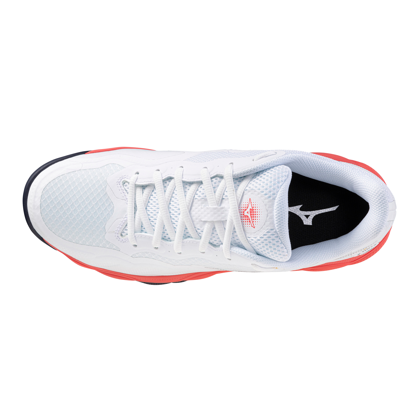 Mizuno Wave Enforce Court Men White Coral