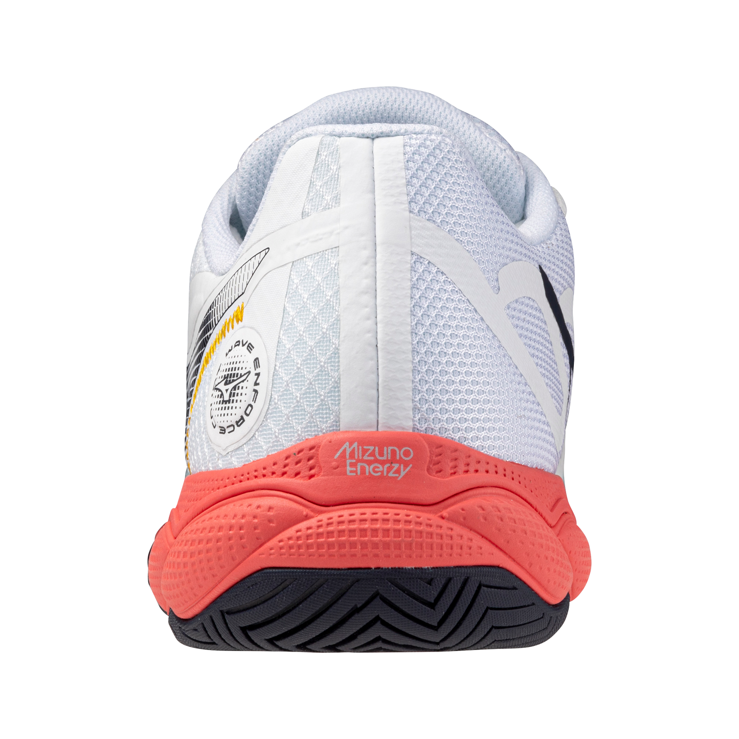 Mizuno Wave Enforce Court Men White Coral
