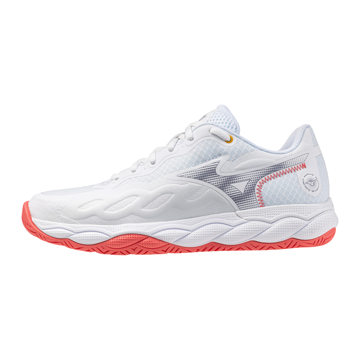 Mizuno Wave Enforce Court White Coral Women's Pickleball Shoe