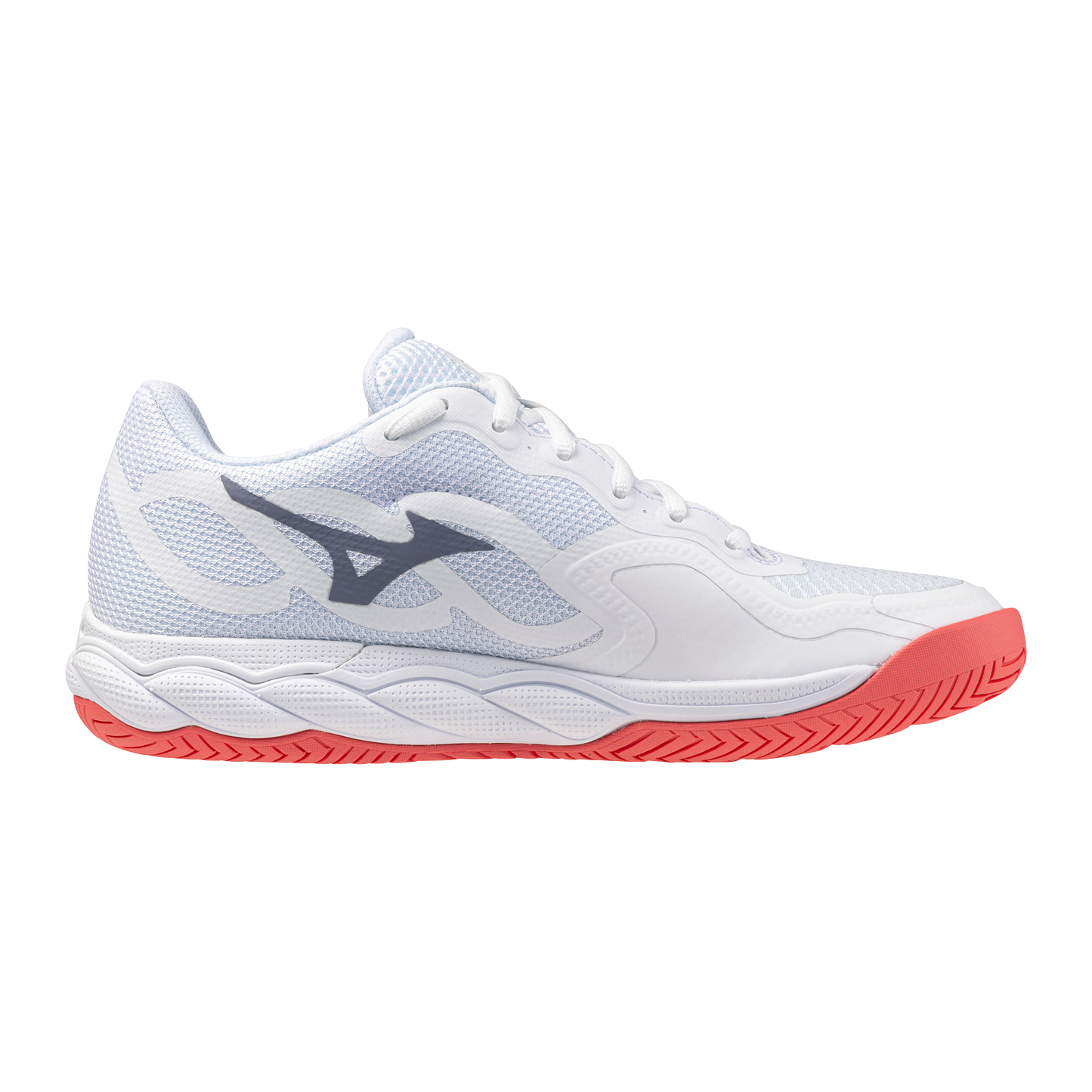Mizuno Wave Enforce Court White Coral Women's Pickleball Shoe