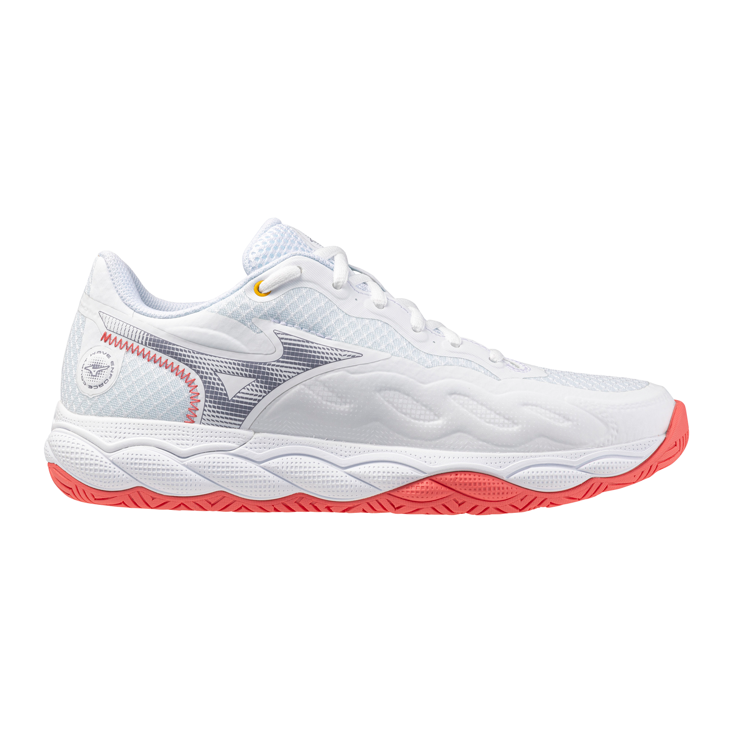 Mizuno Wave Enforce Court White Coral Women's Pickleball Shoe