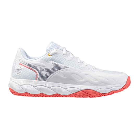 Mizuno Wave Enforce Court White Coral Women's Pickleball Shoe