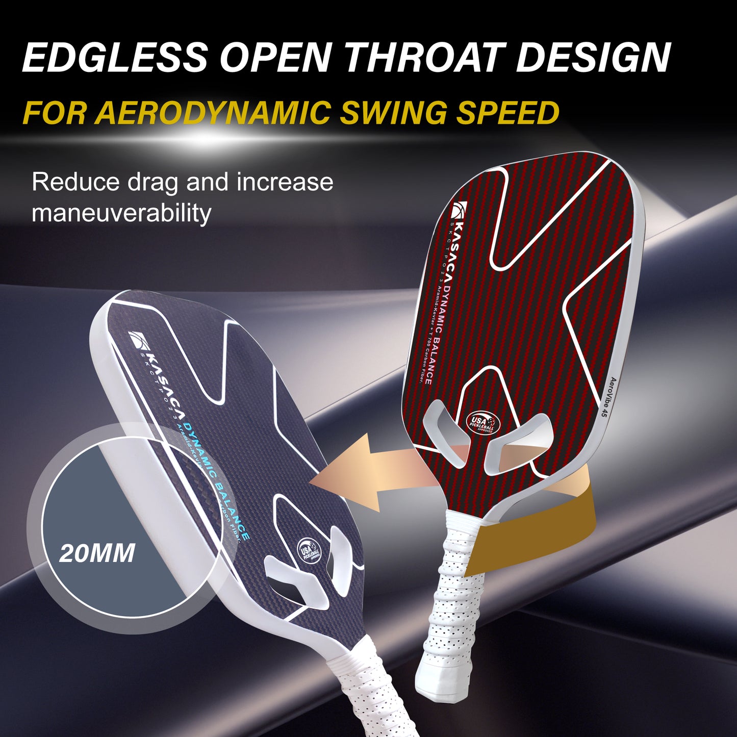 Kasaca Aero Vibe 45 20mm Paddle