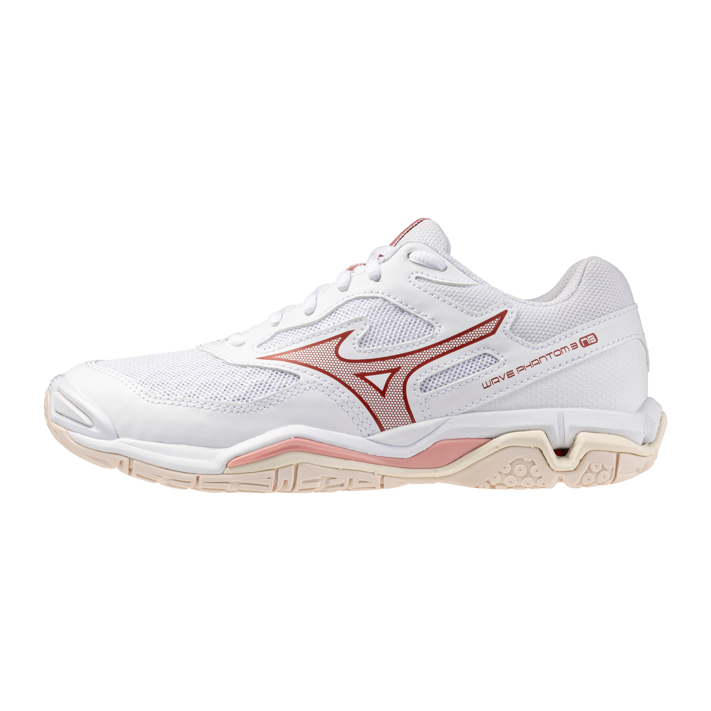 Wave Phantom 3 NB Wide WOMENS Pickleball Shoe White / Rose