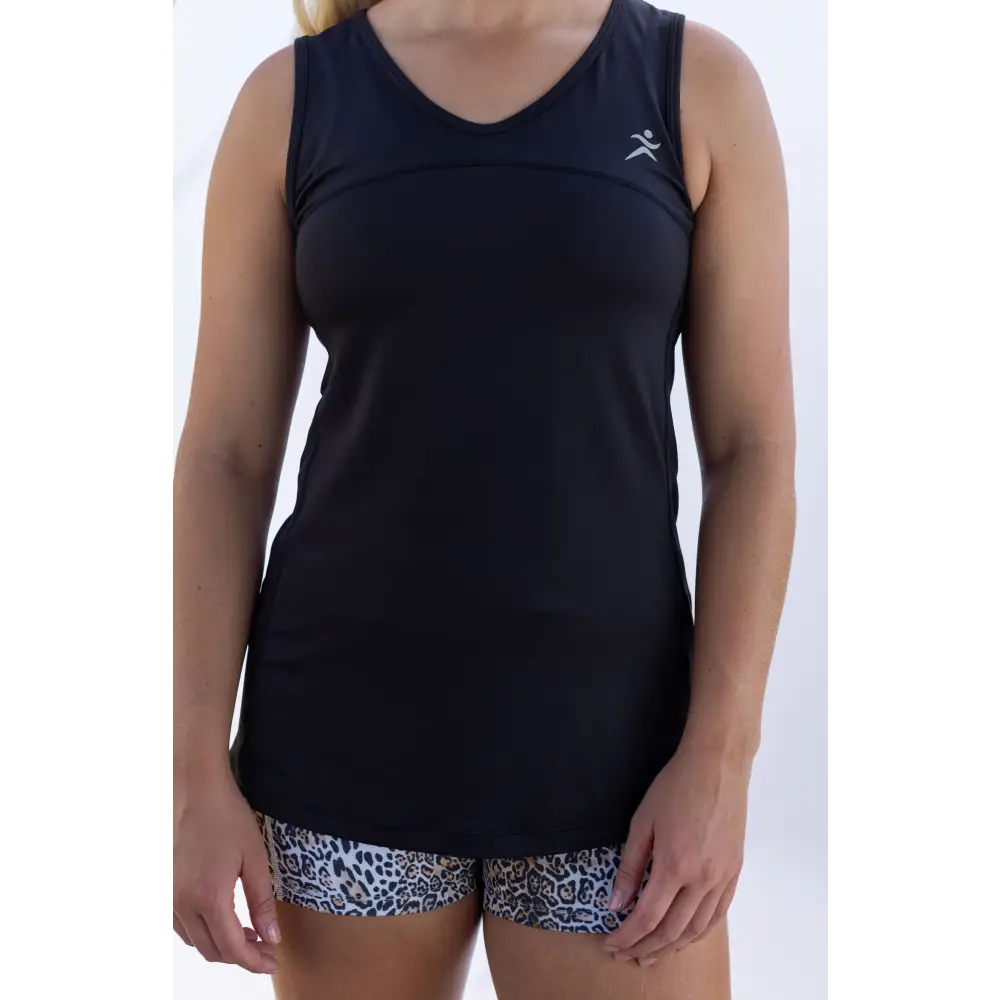 Gmaxx Black Singlet Full Back